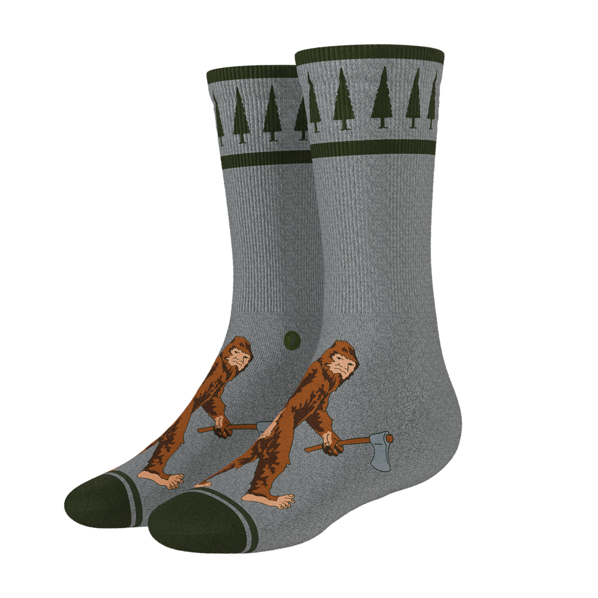 The Sassquatch | Bigfoot Heel Hammock™ Crew Socks - Shinesty