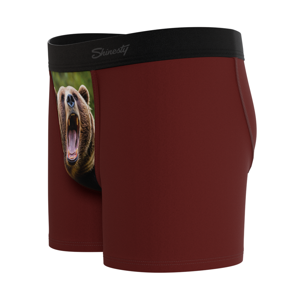 The Scare Bear | Grizzly Bear Youth Boxer Briefs - Shinesty