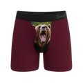 The Scare Bear | Grizzly Bear Ball Hammock® Pouch Underwear With Fly - Shinesty