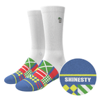 The Secretariat | Derby Flag Heel Hammock™ Crew Socks - Shinesty