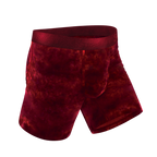 The Serenade | Red Velvet Ball Hammock Pouch® Boxer - Shinesty