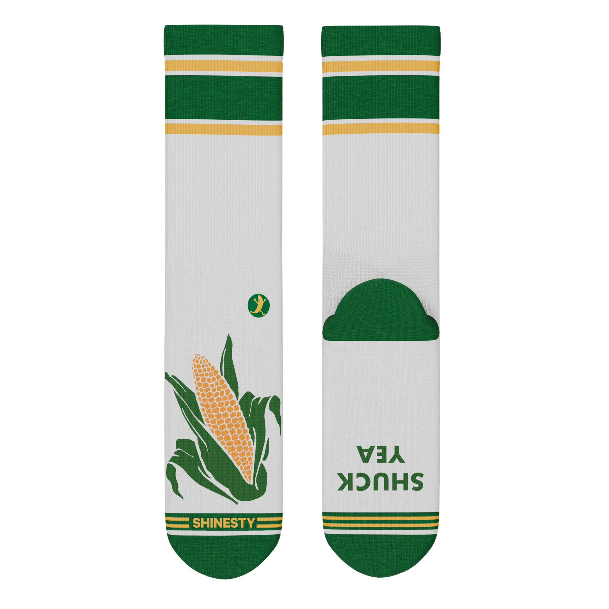 The Shuck Yea | Corn Heel Hammock™ Crew Socks - Shinesty