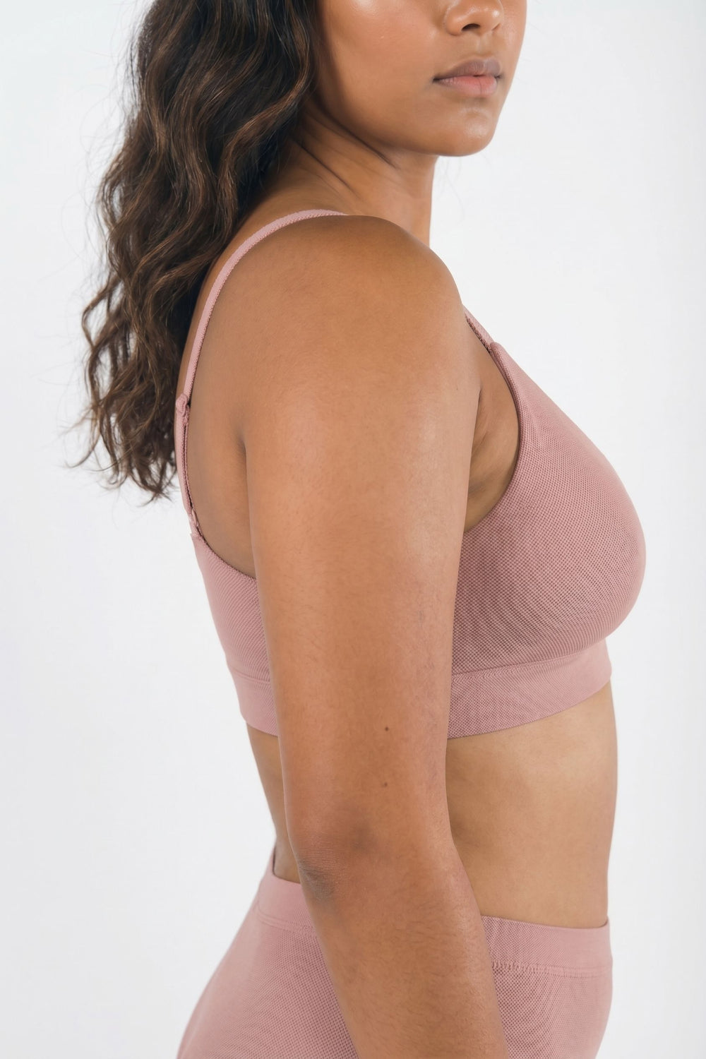 The Bell Pep | Red Chambray Boob Hammock™ Plunge Bralette - Shinesty