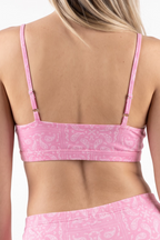 The Silk & Saddle | Pink Bandana Boob Hammock™ Scoop Bralette - Shinesty