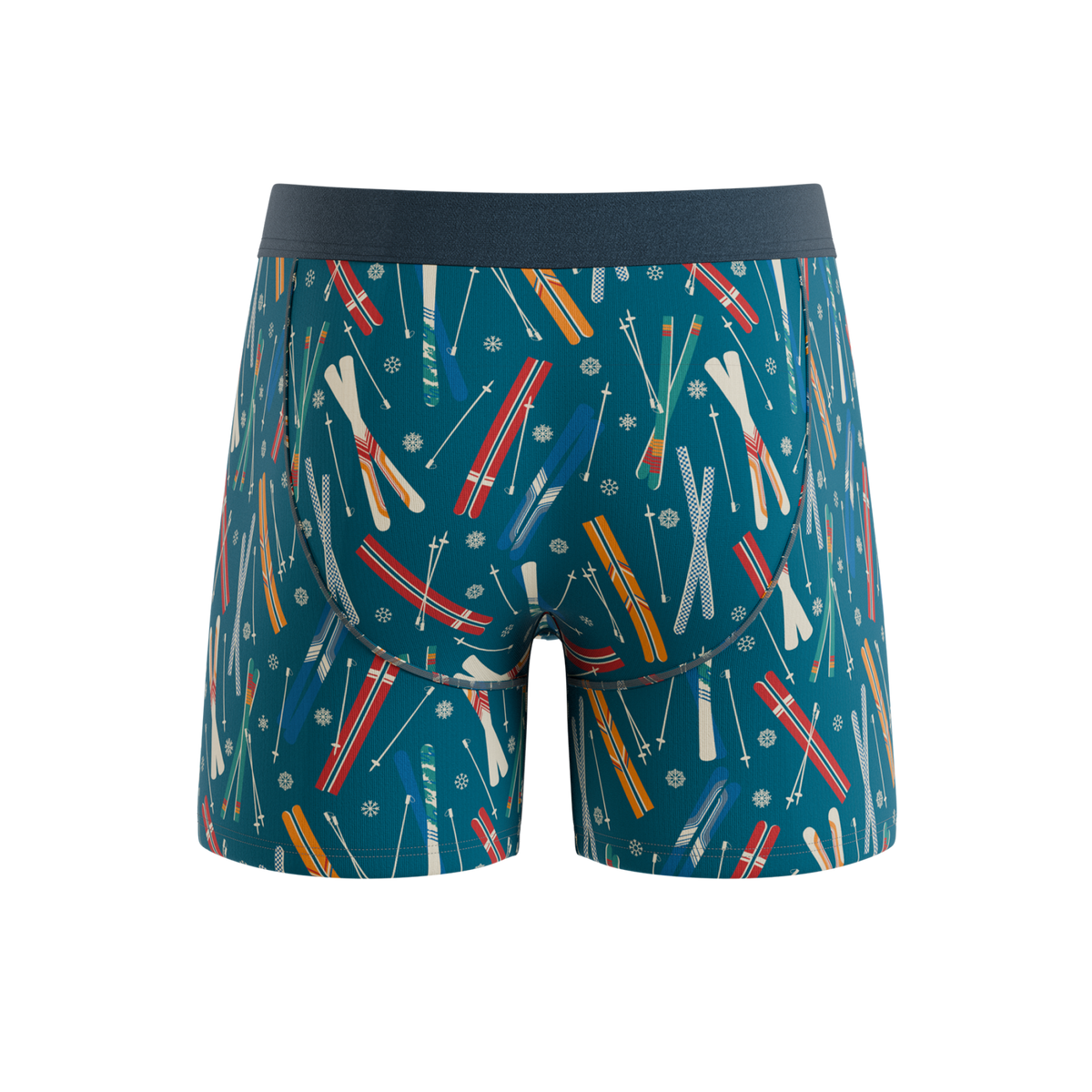 The Ski In Ski Out | Retro Ski Ball Hammock® Pouch Underwear With Fly - Shinesty