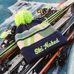 The Ski Naked | Neon Ski Ski Beanie - Shinesty
