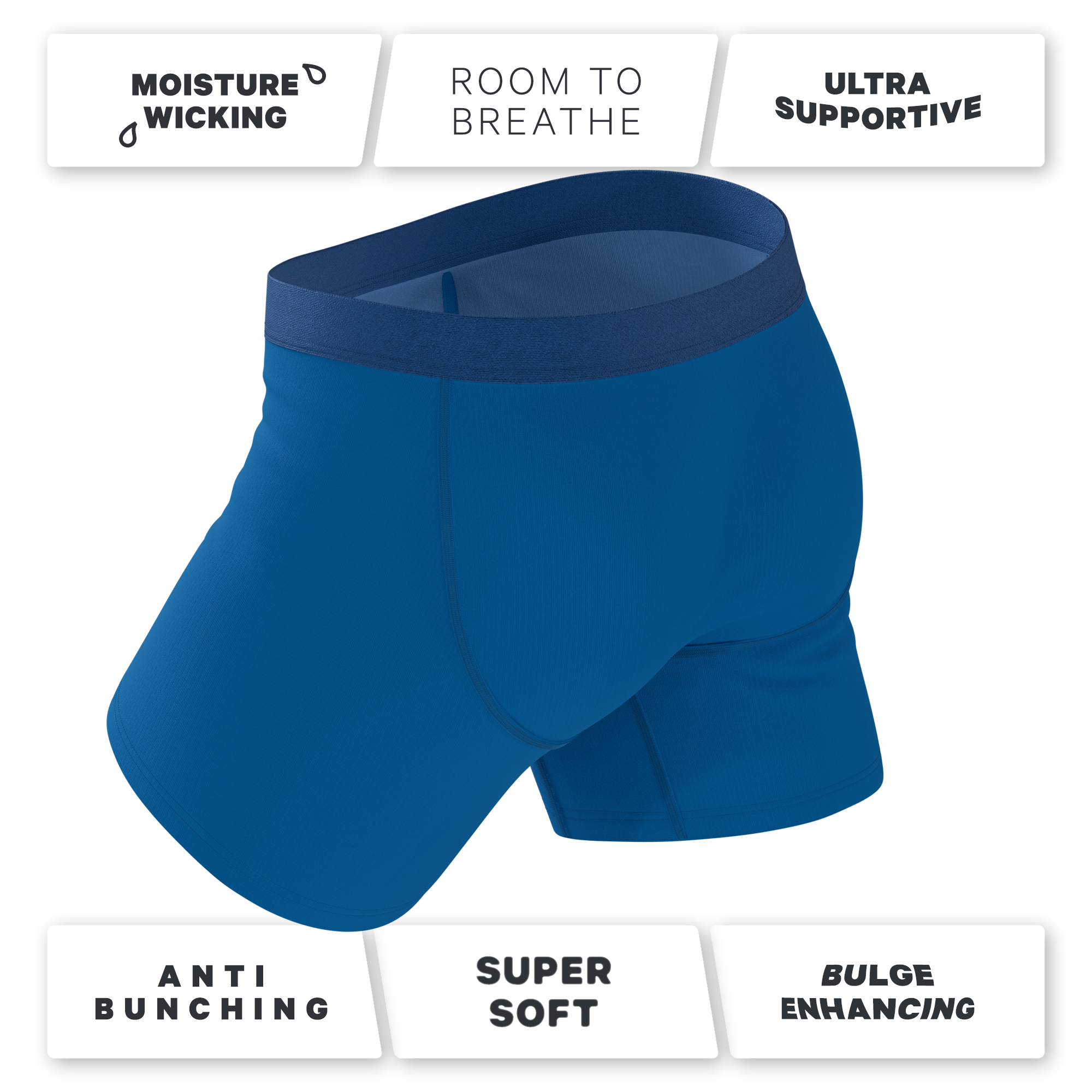 The Skydiver | Ocean Ball Hammock® Pouch Underwear With Fly - Shinesty