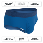 The Skydiver | Ocean Blue Ball Hammock® Pouch Underwear Briefs - Shinesty