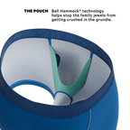 The Skydiver | Ocean Blue Ball Hammock® Pouch Trunks Underwear - Shinesty