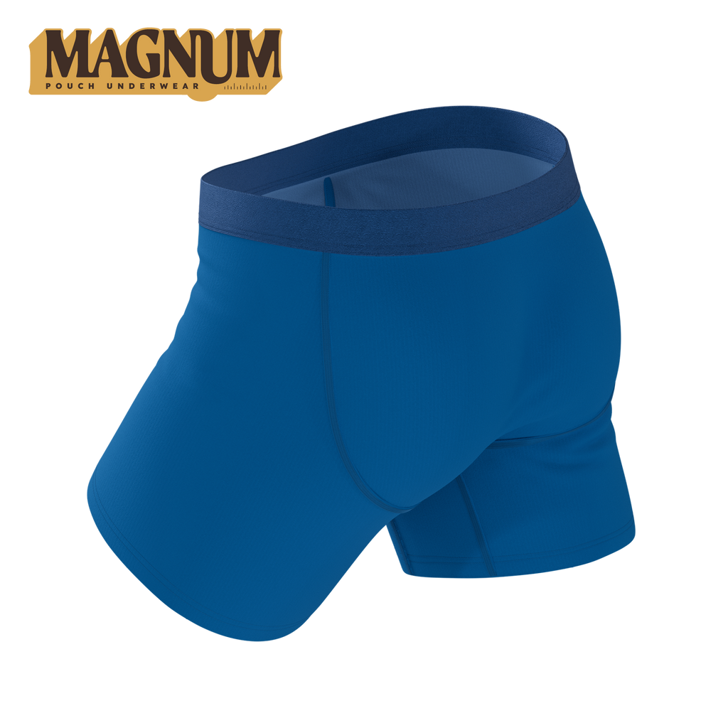 The Skydiver | Ocean Blue Ball Hammock® Magnum Big Pouch Underwear - Shinesty