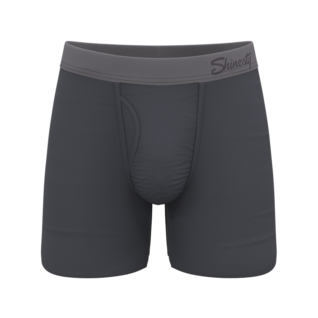 The Slate Expectations | Grey Tonal Ball Hammock® Magnum Big Pouch Underwear - Shinesty