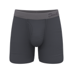 The Slate Expectations | Grey Tonal Ball Hammock® Magnum Big Pouch Underwear - Shinesty