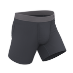 The Slate Expectations | Grey Tonal Ball Hammock® Pouch Underwear - Shinesty