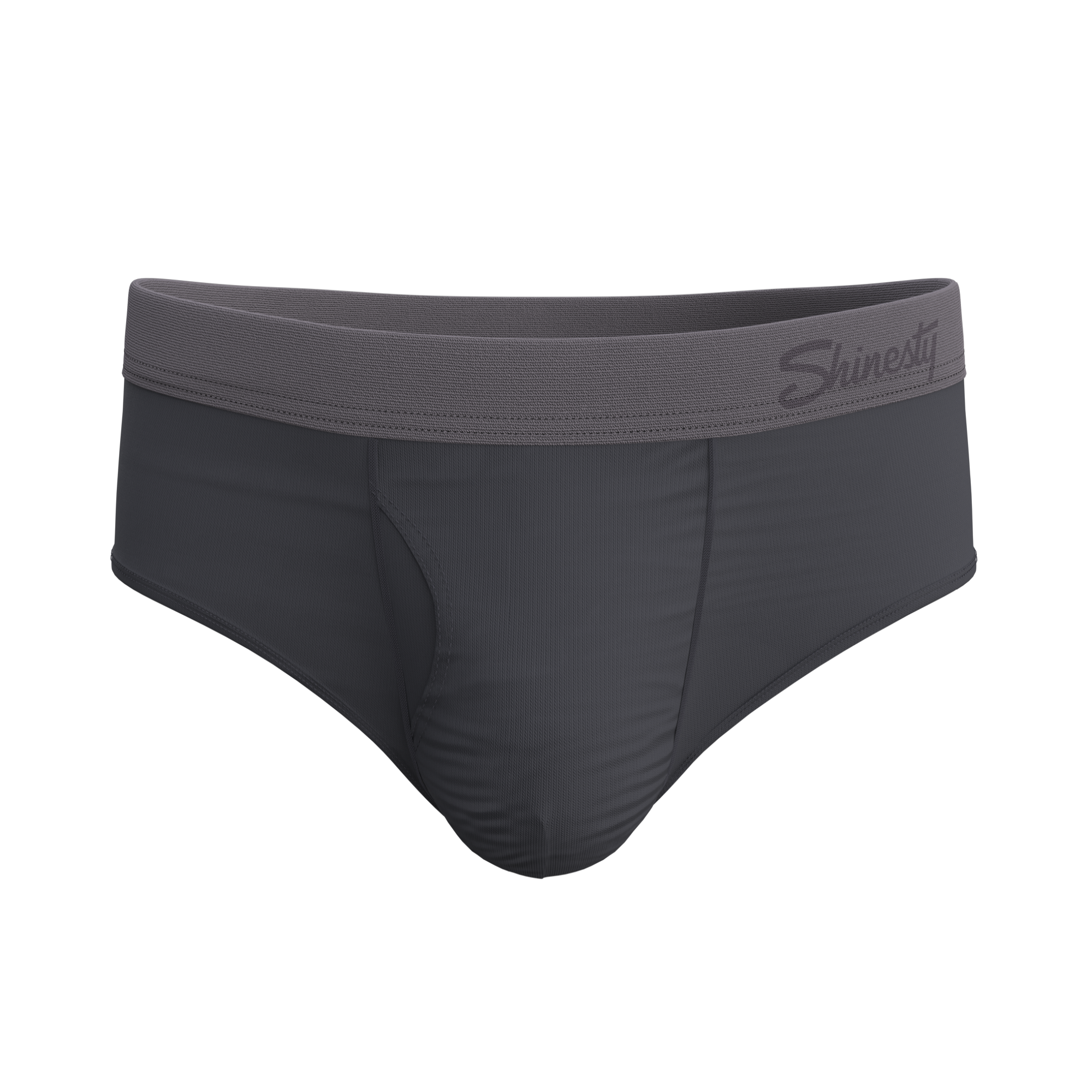 The Slate Expectations | Grey Tonal Ball Hammock® Pouch Underwear Briefs - Shinesty