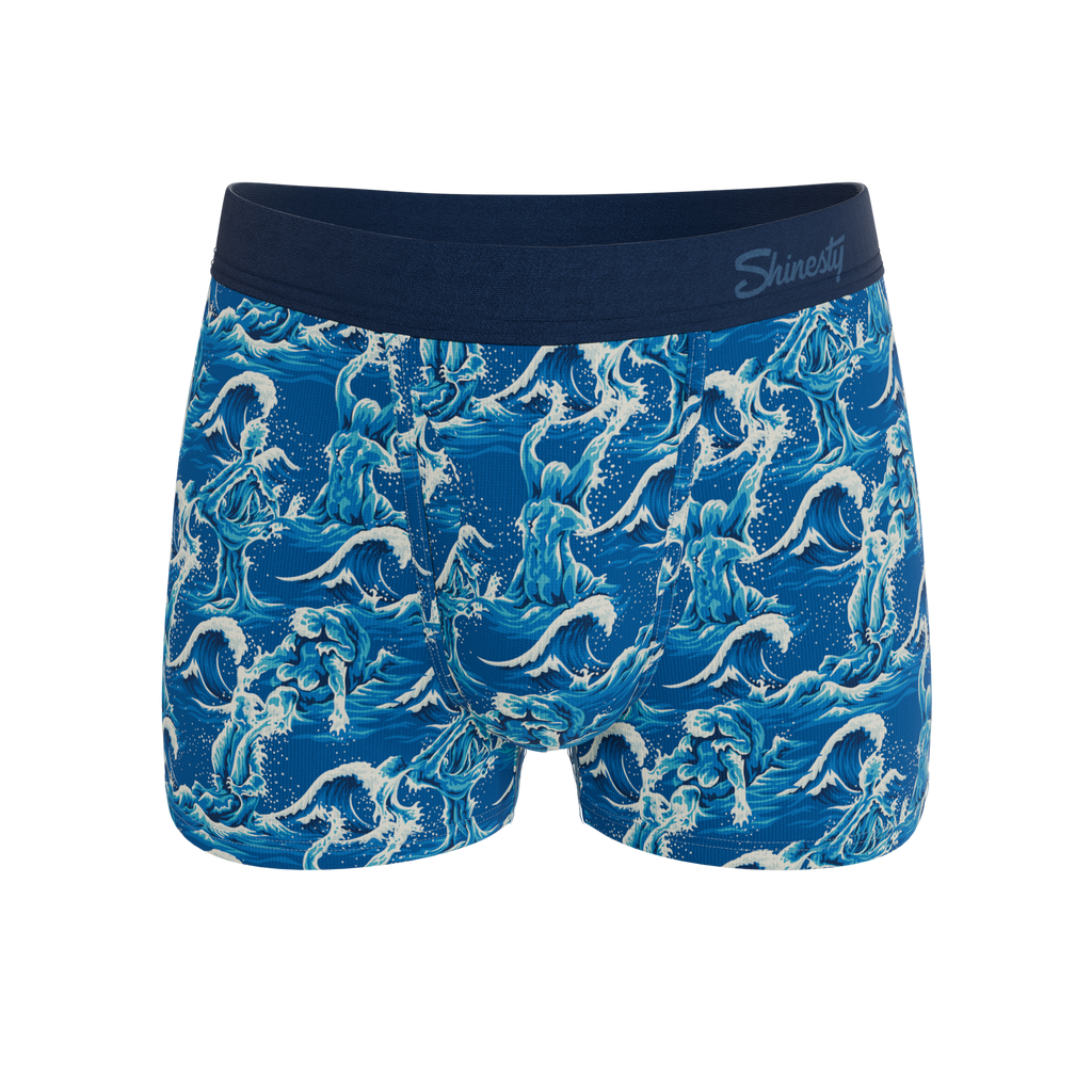 The Slippery When Wet | Naughty Wave Ball Hammock® Pouch Trunks Underwear - Shinesty