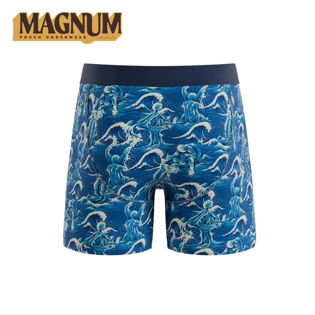 The Slippery When Wet | Naughty Wave Ball Hammock® Magnum Big Pouch Underwear - Shinesty