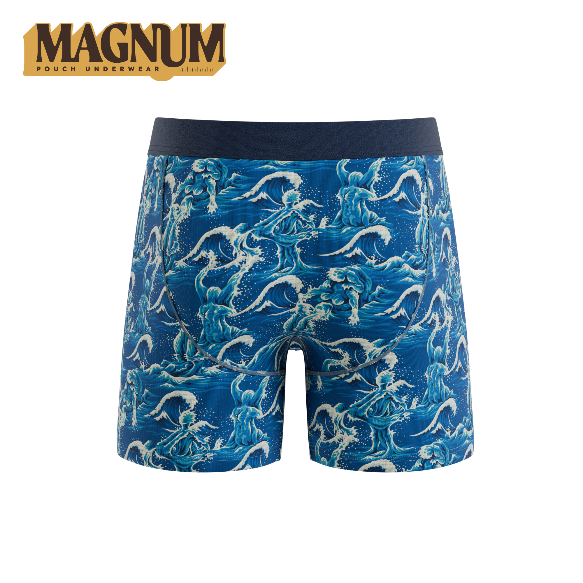 The Slippery When Wet | Naughty Wave Ball Hammock® Magnum Big Pouch Underwear - Shinesty