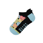 The Smooth Talker | Candy Hearts Heel Hammock™ Ankle Socks - Shinesty