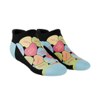 The Smooth Talker | Candy Hearts Heel Hammock™ Ankle Socks - Shinesty