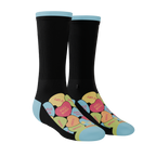 The Smooth Talker | Candy Hearts Heel Hammock™ Crew Socks - Shinesty