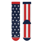 The Socky Balboa | American Flag Heel Hammock™ Crew Socks - Shinesty