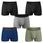 The 5 Solids | Ball Hammock® Pouch Trunks Underwear 5 Pack - Shinesty