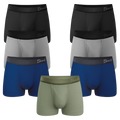 The 7 Solids | Ball Hammock® Pouch Trunks Underwear 7 Pack - Shinesty