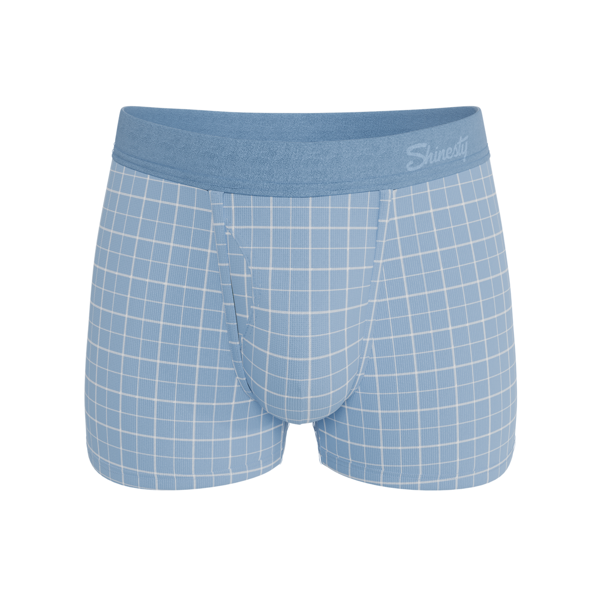 The Spick & Span | Window Pane Plaid Ball Hammock® Pouch Trunks Underwear - Shinesty