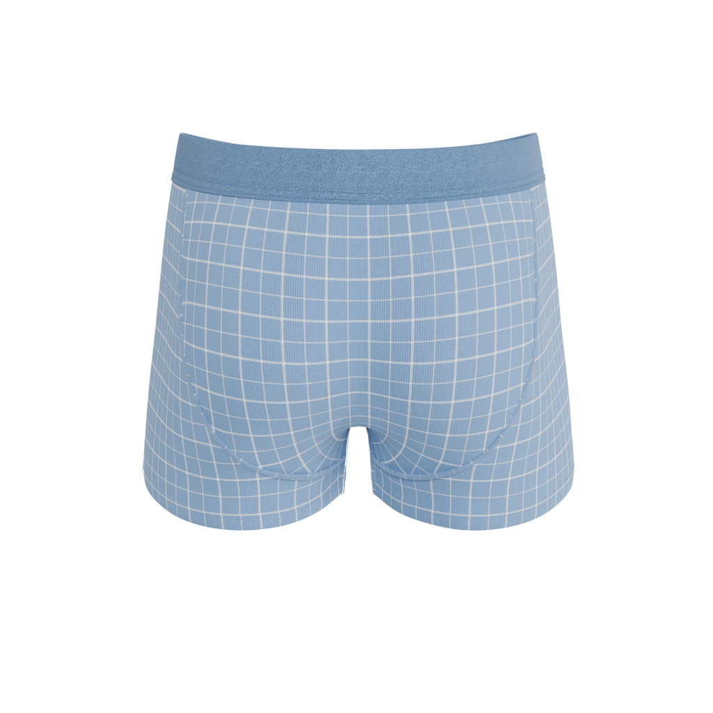 The Spick & Span | Window Pane Plaid Ball Hammock® Pouch Trunks Underwear - Shinesty