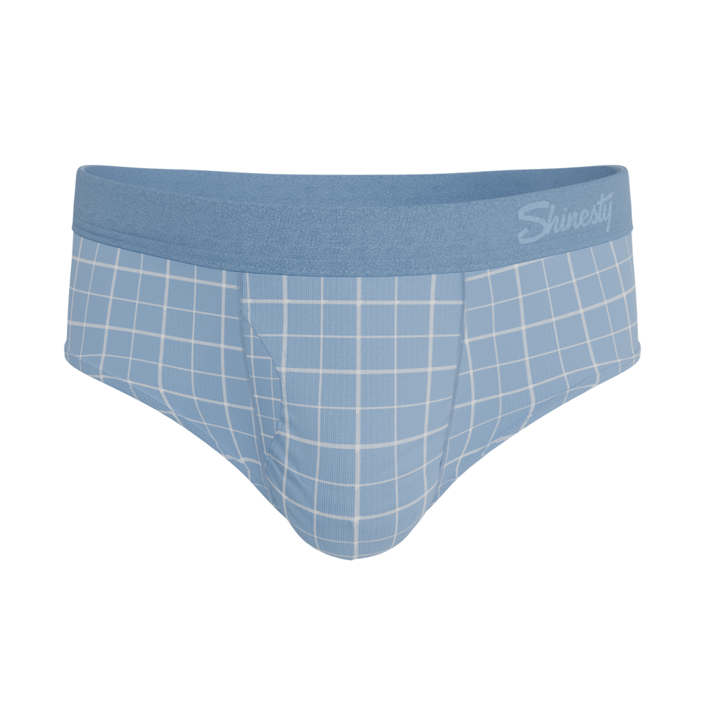 The Spick & Span | Window Pane Plaid Ball Hammock® Pouch Underwear Briefs - Shinesty