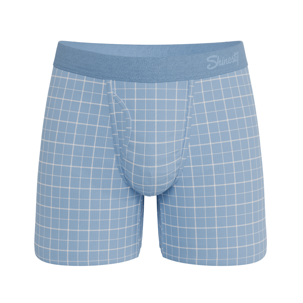 The Spick & Span | Window Pane Plaid Ball Hammock® Magnum Big Pouch Underwear - Shinesty