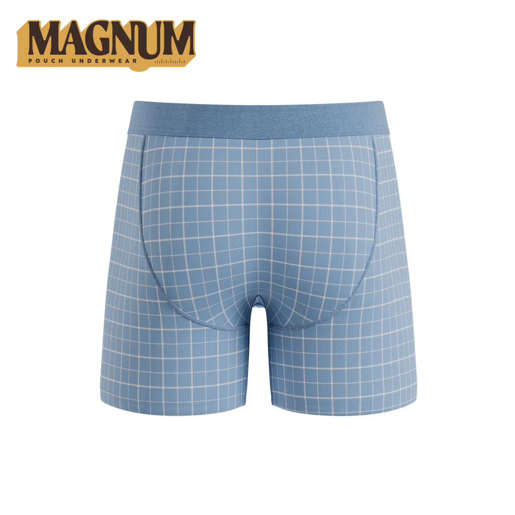 The Spick & Span | Window Pane Plaid Ball Hammock® Magnum Big Pouch Underwear - Shinesty