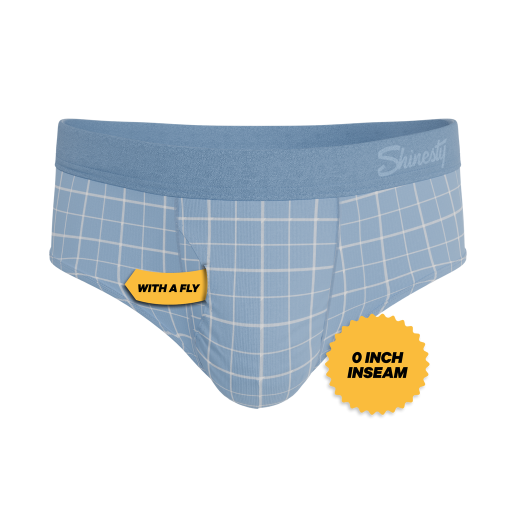 The Spick & Span | Window Pane Plaid Ball Hammock® Pouch Underwear Briefs - Shinesty