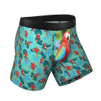 The Squawk Tease | Tropical Parrot Ball Hammock® Pouch Underwear - Shinesty