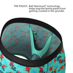 The Squawk Tease | Tropical Parrot Ball Hammock® Pouch Underwear With Fly - Shinesty