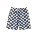 The Iced Latte | Retro Squiggle Men’s Pajama Shorts - Shinesty