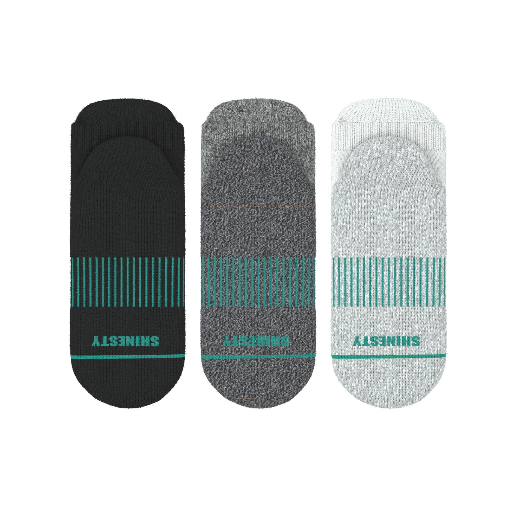 The Staple | Heel Hammock™ Ankle Socks 3 Pack - Shinesty