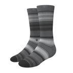 The Static Channel | Stripe Heel Hammock™ Crew Socks - Shinesty