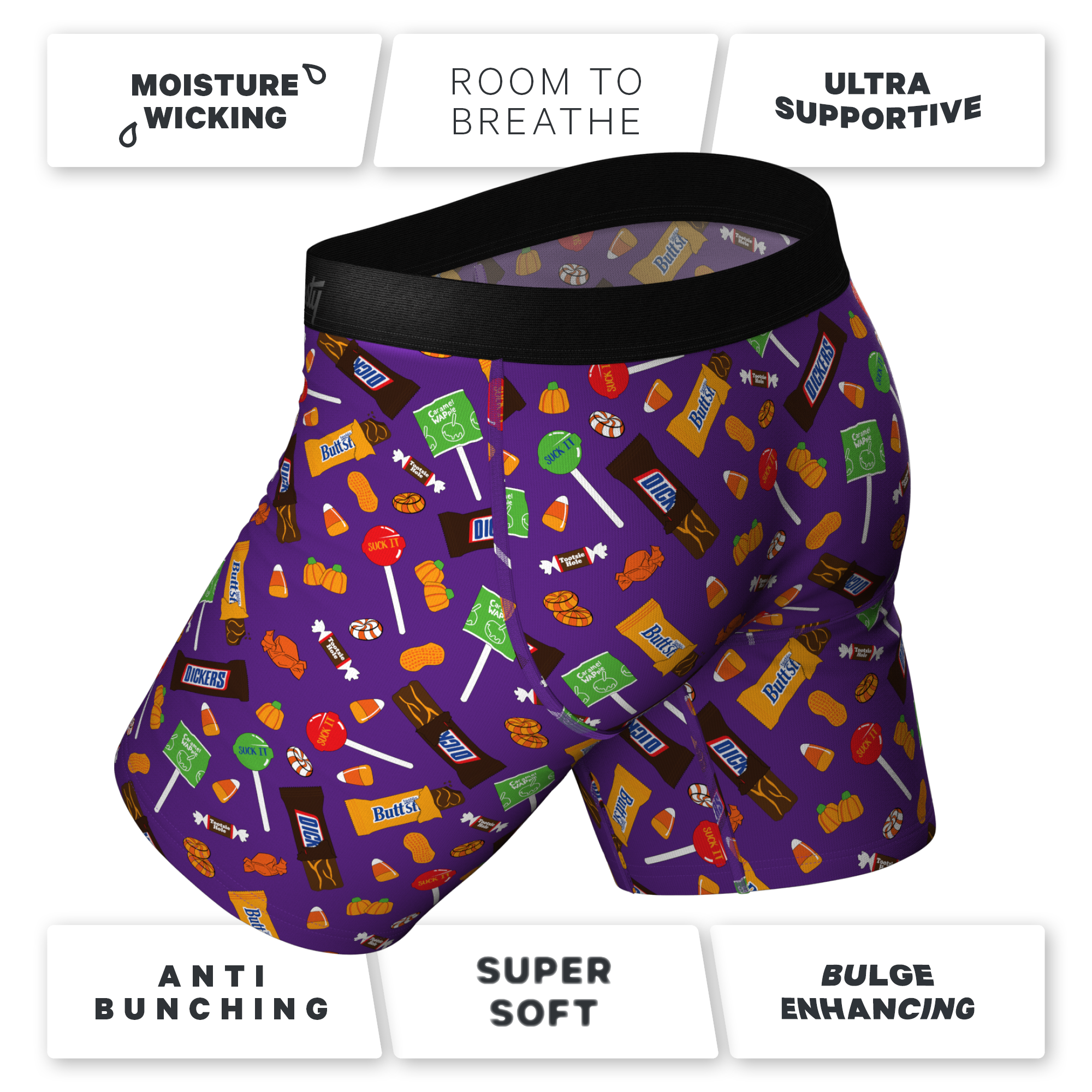 The Red & Black Lumberjack | Buffalo Check Ball Hammock® Boxer - Long Leg - Shinesty