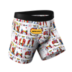 The Strip Poker | Playing Cards Ball Hammock® Pouch Underwear With Fly - Shinesty