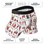 The Strip Poker | Playing Cards Ball Hammock® Pouch Underwear With Fly - Shinesty