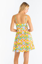 The Solar Flower | Trippy Floral Strappy Dress - Shinesty