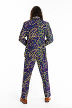 The Carnival Krewe | Mardi Gras Beads Suit - Shinesty