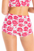 The Bloom With A View | Naughty Roses Modal Boyshort Underwear - Shinesty
