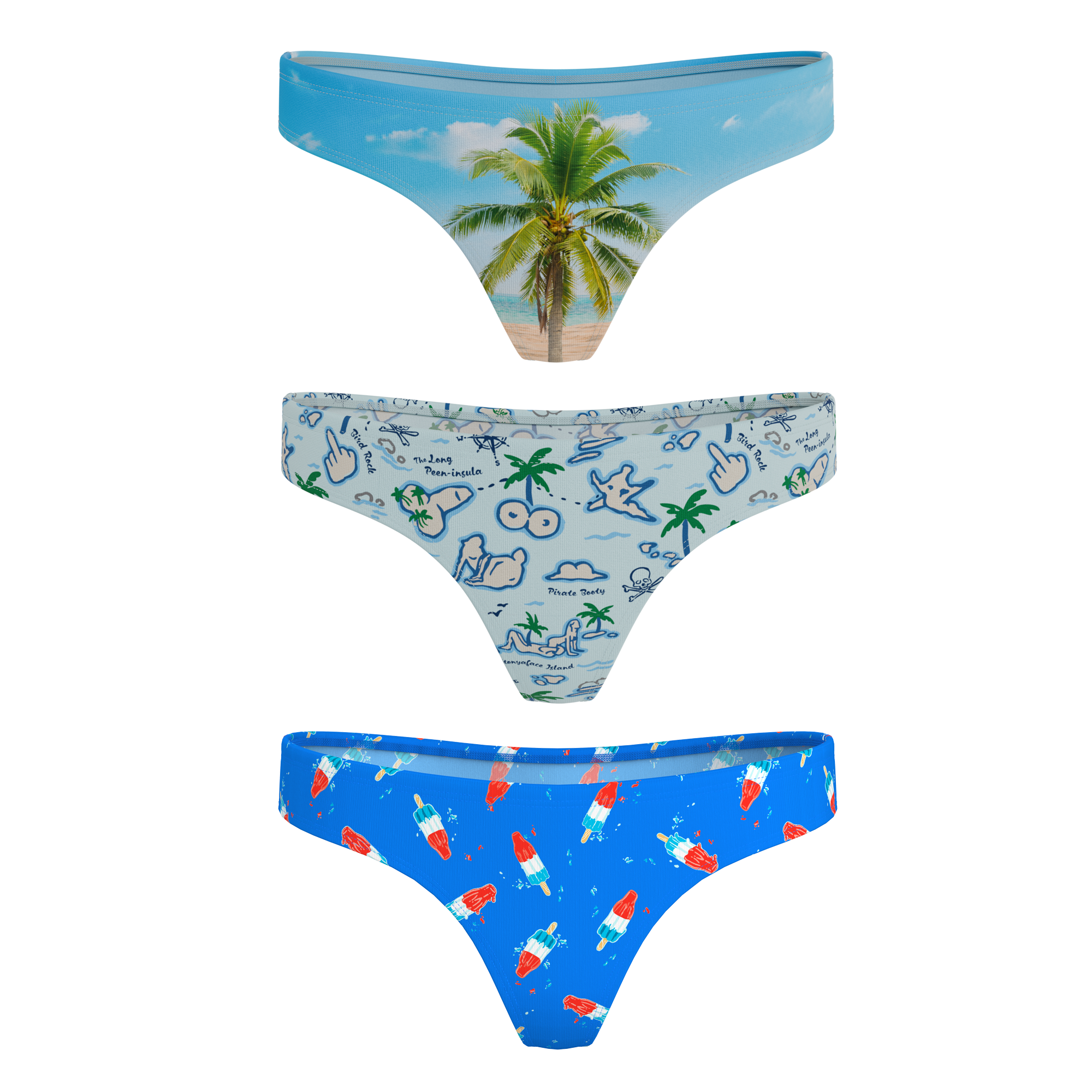 The Women Summer Essentials | MicroModal Thong 3 Pack - Shinesty
