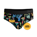 The Super Shroom | Neon Mushrooms Ball Hammock® Pouch Underwear Briefs - Shinesty