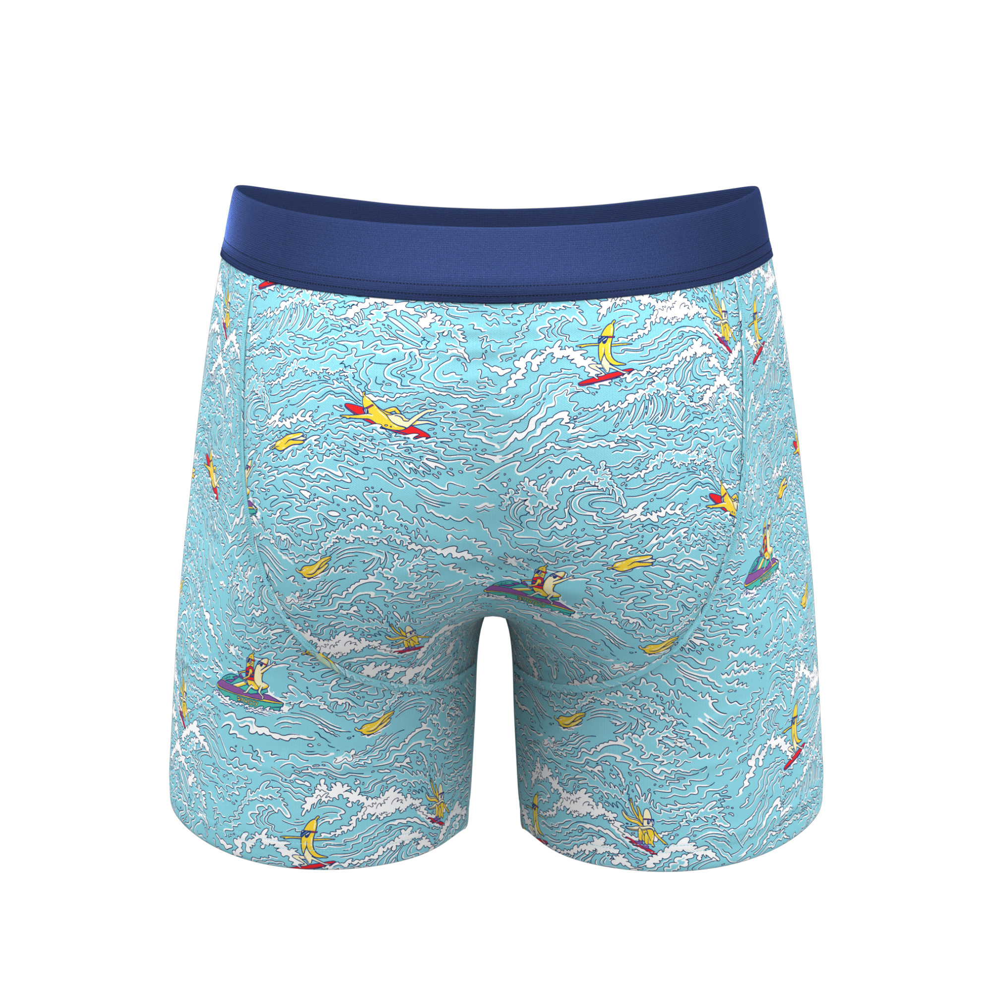 The Surfin' Turf | Shinesty Surfer Ball Hammock® Pouch Underwear With Fly - Shinesty