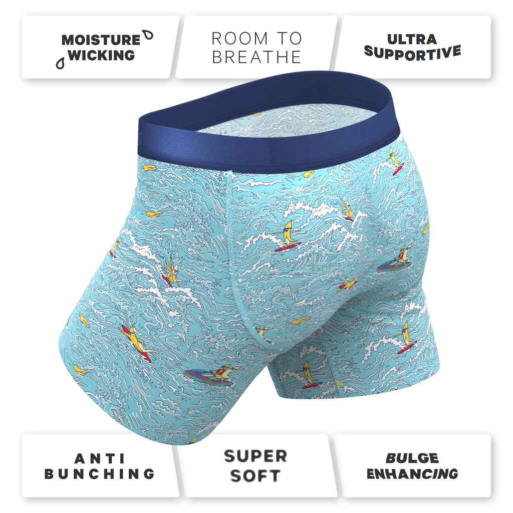 The Surfin' Turf | Shinesty Surfer Ball Hammock® Pouch Underwear - Shinesty