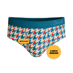 The Swanky | Retro Houndstooth Ball Hammock® Pouch Underwear Briefs - Shinesty