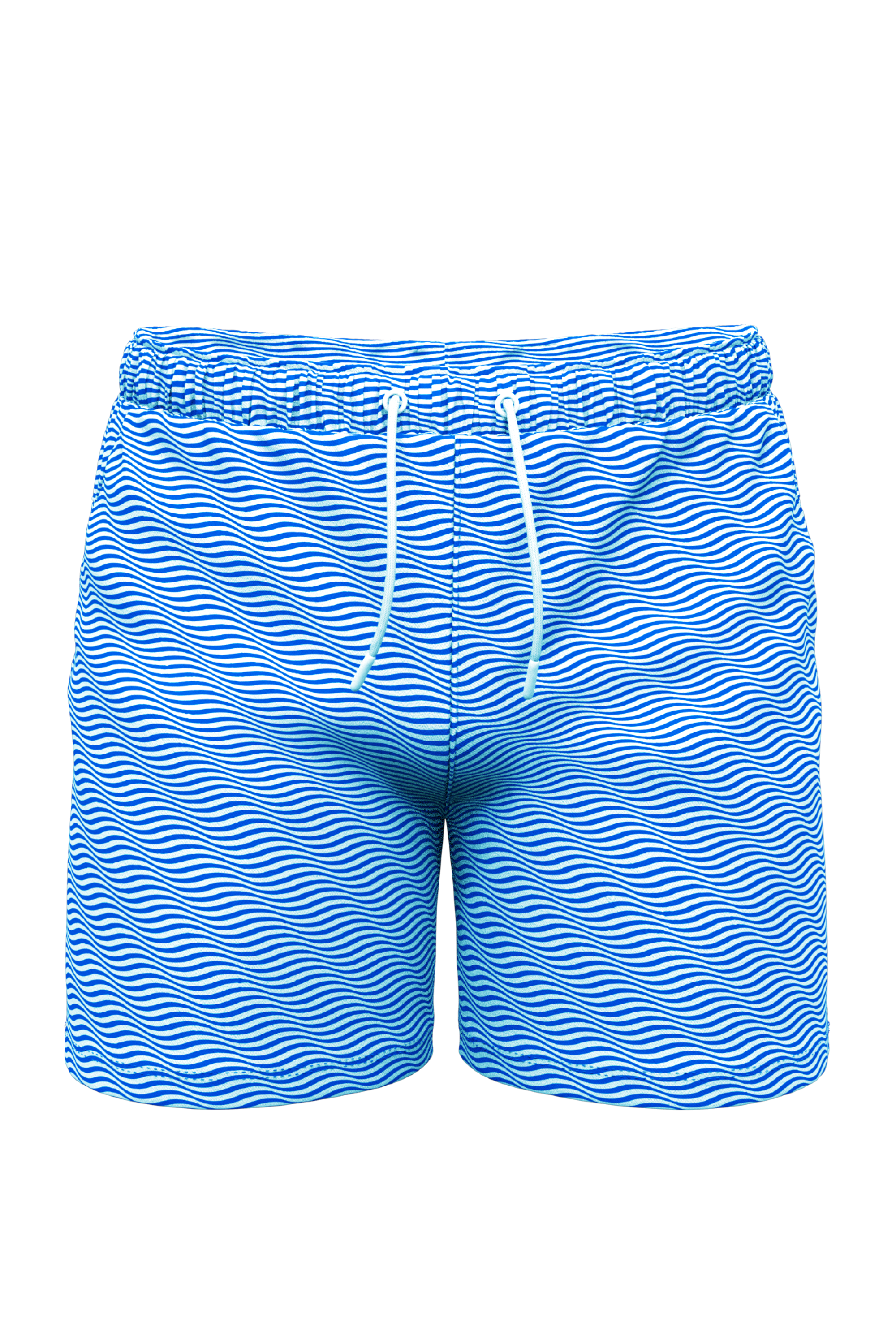 The Swim Lesson | Blue Wave Tropical Ball Hammock® Pouch 5" Swim Trunks - Shinesty